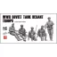 Border Model WWII Soviet Tank Desant Troops (5 pcs. Resin Figures) figura készlet