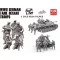 Border Model WWII German Tank Troops (5 pcs. Resin Figures) figura készlet
