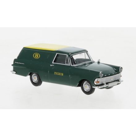BREKINA Opel P2 box wagon, Bahn Belgium (B), 1960