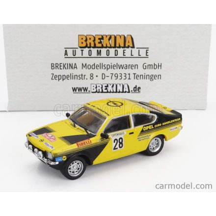 BREKINA Opel KADETT C GT/E (night version) N 28 RALLY MONTECARLO 1976 ANDERS KULLANG - CLAES GORAN ANDERSSON