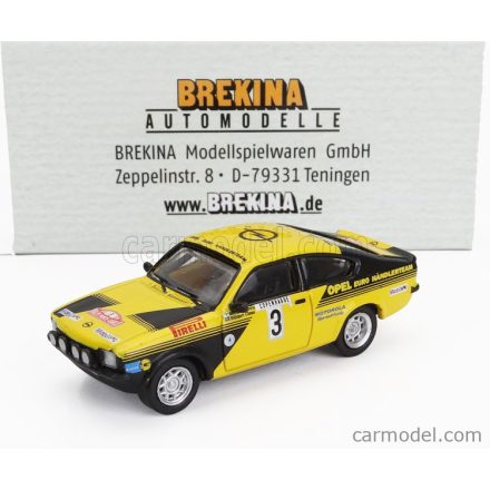 BREKINA Opel KADETT C GT/E (night version) N 3 RALLY MONTECARLO 1976 HANNU MIKKOLA - CLAES BILLSTAM
