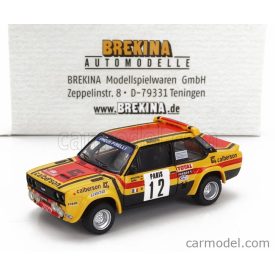   BREKINA FIAT 131 ABARTH TEAM CALBERSON N 12 7th RALLY MONTECARLO 1980 MICHELLE MOUTON - ANNIE ARRII