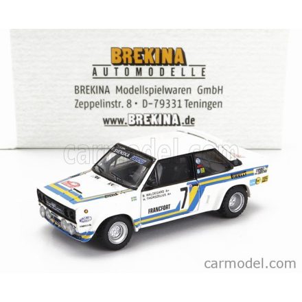 BREKINA FIAT 131 ABARTH TEAM SVENSKA FIAT N 7 3rd RALLY MONTECARLO 1980 BJORN WALDEGAARD - HANS THORSZELIUS