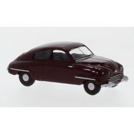 BREKINA Saab 92, dark red, 1950