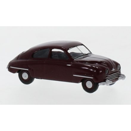 BREKINA Saab 92, dark red, 1950
