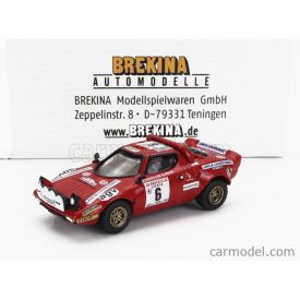   BREKINA LANCIA STRATOS HF (night version) N 6 WINNER RALLY TOUR DE CORSE 1975 BERNARD DARNICHE - ALAIN MAHE