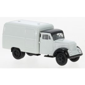 BREKINA Robur Garant box-wagon, light grey/black, 1953