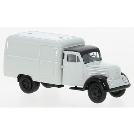 BREKINA Robur Garant box-wagon, light grey/black, 1953