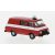 BREKINA Skoda 1203 half bus, red, fire brigade , 1969
