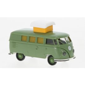   BREKINA VOLKSWAGEN T1b Camper, grün, with sliding roof, 1960