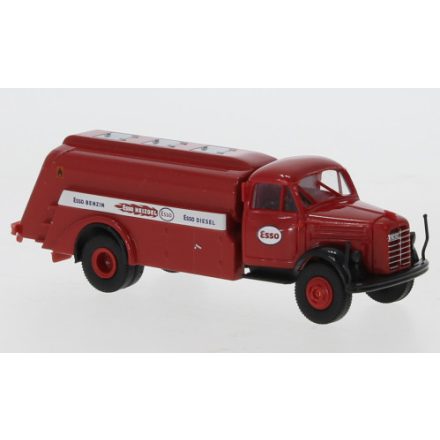 BREKINA BORGWARD B 4500 tank truck, red, Esso, 1951