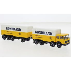 BREKINA FIAT 691 Millepiedi, Gondrand, box container, 1970