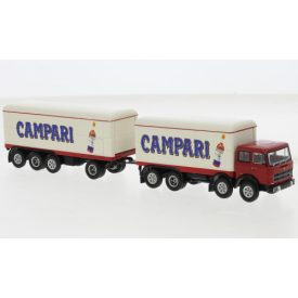 BREKINA FIAT 691 Millepiedi, Campari, box container, 1970
