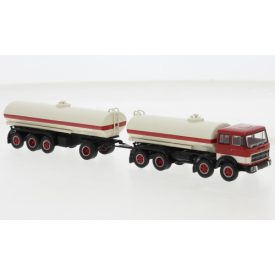BREKINA FIAT 691 Millepiedi, red/white, Tankzug, 1970