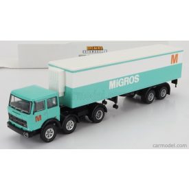 BREKINA FIAT 691 T TRUCK CASSONATO MIGROS TRANSPORTS 1970