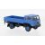 BREKINA FIAT 642 flatbed platform trailer, blue/black, 1962