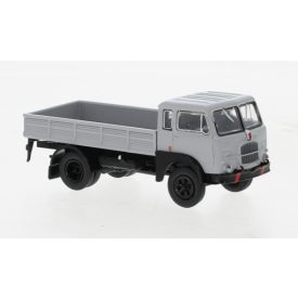 BREKINA FIAT 642 flatbed platform trailer, grey/black, 1962