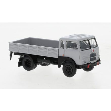 BREKINA FIAT 642 flatbed platform trailer, grey/black, 1962