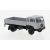 BREKINA FIAT 642 flatbed platform trailer, grey/black, 1962