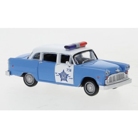BREKINA CHECKER Cab, Chicago Police Department, Police Car, 1974