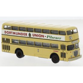   BREKINA BÜSSING D2U double decker, BVG - Dortmunder Union Pilsener, 1960