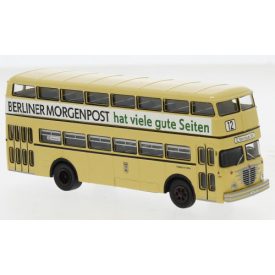   BREKINA BÜSSING D2U double decker, BVG - Berliner Morgenpost, 1960