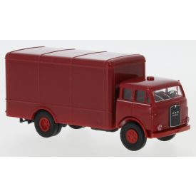 BREKINA MAN 10.212 F box-wagon, dark red/red, 1960
