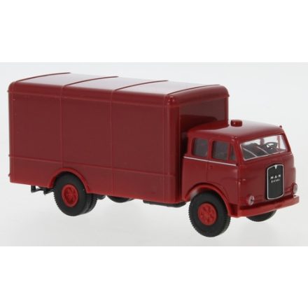 BREKINA MAN 10.212 F box-wagon, dark red/red, 1960