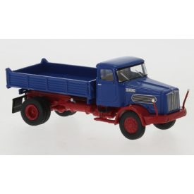 BREKINA BÜSSING Commodore SAK dump truck, blue/red, 1963