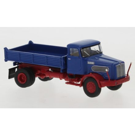 BREKINA BÜSSING Commodore SAK dump truck, blue/red, 1963