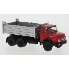 BREKINA Mercedes LAK 2624 dump truck, red/silver, 1970