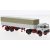 BREKINA Magirus 310 D 16 PP-trailer truck, light grey/dark red, 1974