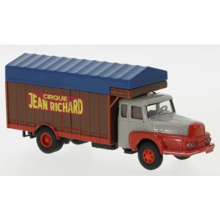BREKINA Unic to 122 Izoard, Cirque Richard, box-wagon-truck, 1957