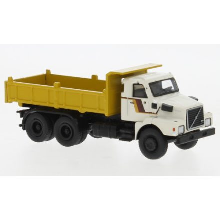 BREKINA Volvo N 10 dump truck, white/black, 1980