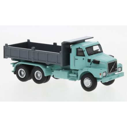 BREKINA Volvo N 10 dump truck, helltürkis/grey, 1980