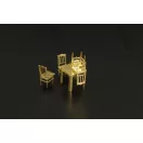 Brengun Table and chairs repülő makett kiegészítő