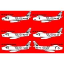 Brengun F-86F SABRE 335th FIS decal repülő makett kiegészítő