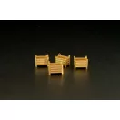 Brengun steel containers (4 pieces) repülő makett kiegészítő