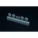 Brengun Messerschmitt Bf-109 G wheels set (2 sets) repülő feljavító