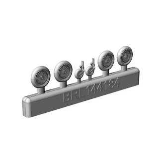   Brengun Messerschmitt Bf-109 K wheels set (2 sets) repülő feljavító