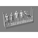 Brengun Aeroclub members-5 figures (3D print) figura