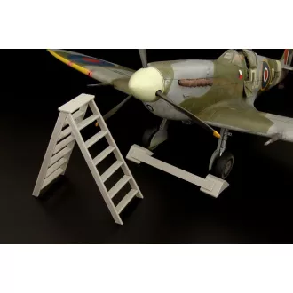 Brengun British wheel chock - ladder dioráma kiegészítő