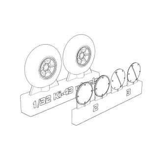 Brengun Ki-43 Hayabusa Wheels repülő feljavító