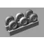 Brengun Spitfire 5 spoke wheels set (3 types of tires) repülő feljavító