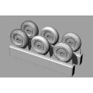Brengun Spitfire 5 spoke wheels set (3 types of tires) repülő feljavító