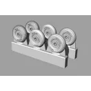Brengun Spitfire 3 spoke wheels set (3 types of tires) repülő feljavító