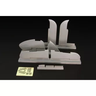   Brengun Beaufighter Mk IV -X control surfaces (TAMIYA) repülő makett kiegészítő