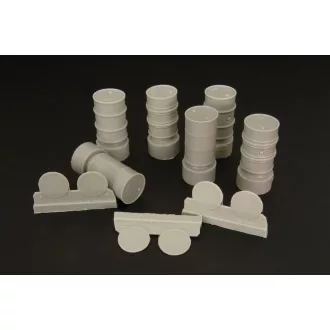 Brengun Fuel drums ( 3 types) dioráma kiegészítő