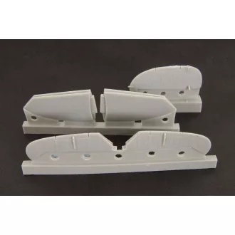   Brengun Spitfire MkIX control surfaces - early - for Airfix kit repülő makett kiegészítő
