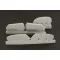 Brengun Spitfire MkIX control surfaces - early - for Airfix kit repülő makett kiegészítő